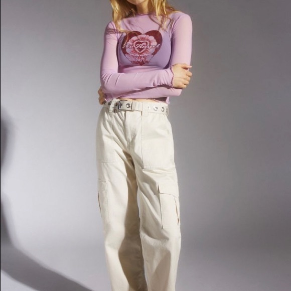 UO Teagan No Angel Mesh Tee - Picture 2 of 5